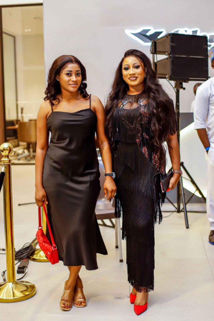 From Right - Ms Adeola Alade (CEO Label Events and Travels) and Ms Aisha Hammed