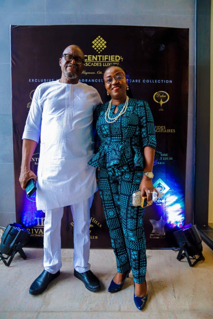 Mr Whotera Kagho (CEO Terrifyk Media) and Mrs Ify Kagho (Manager, Loyalty Management MTN