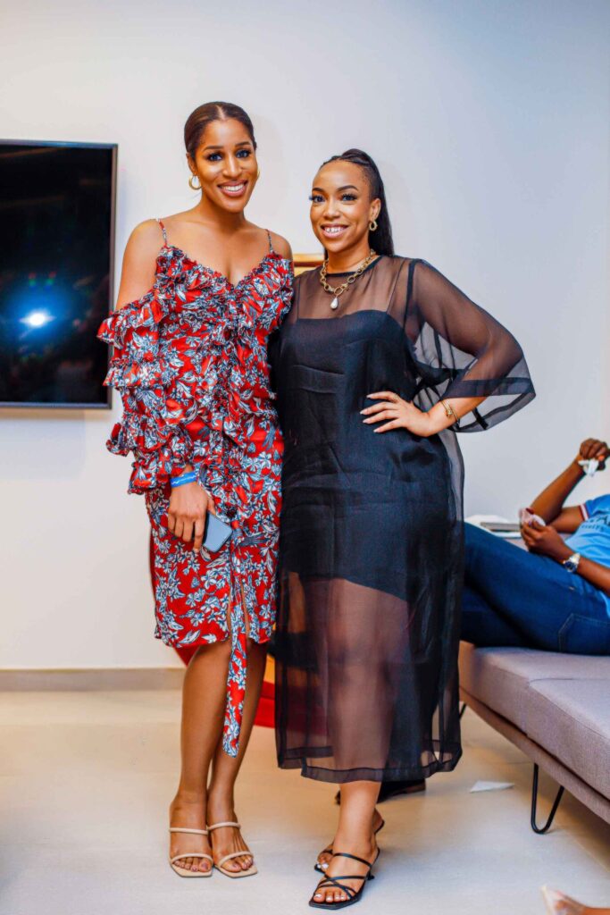 Social Influencers Nicole Chikwe and Eki Ogumbor (right)